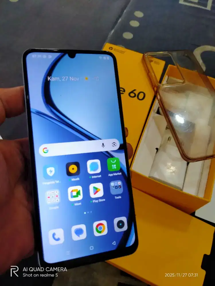 REALMI Note 60 (4+2/64)segel.fulset mulus 98%.no minus.PAS