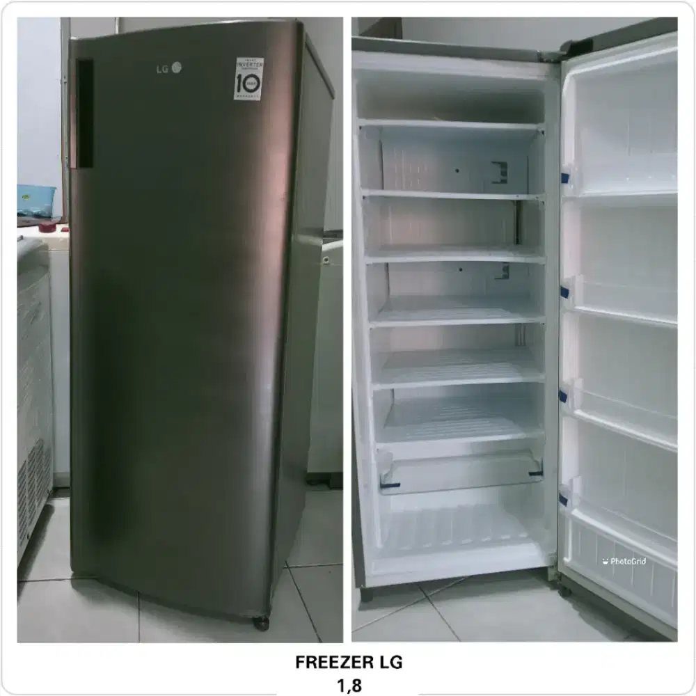 Freezer berdiri es batu / Asi  LG 6 rak