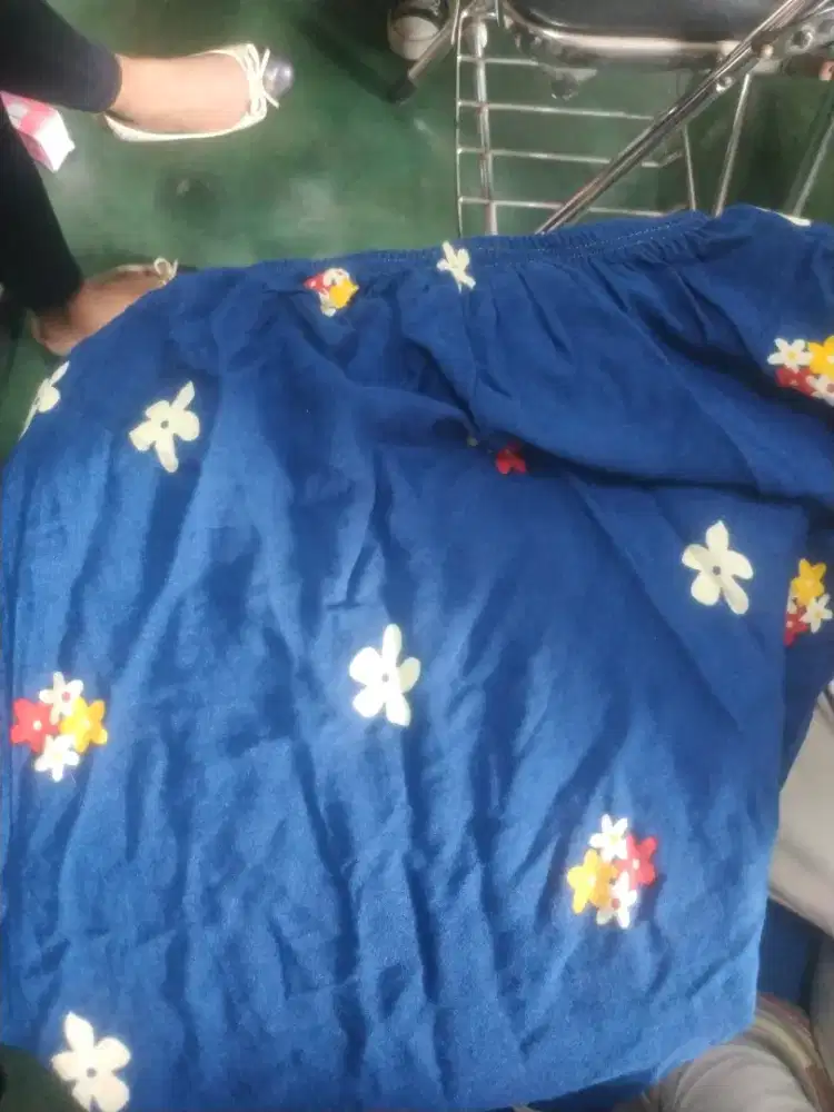 Mukena motif bunga bunga