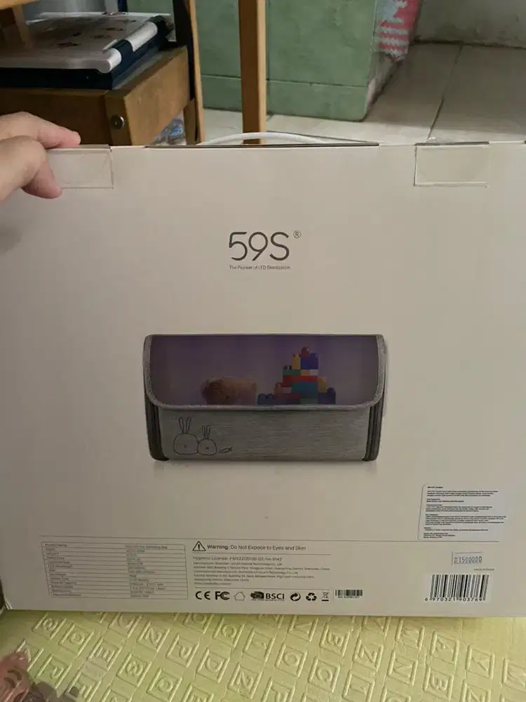Mooimom 59S UVC LED Toys Sterilizer Tas multifungsi