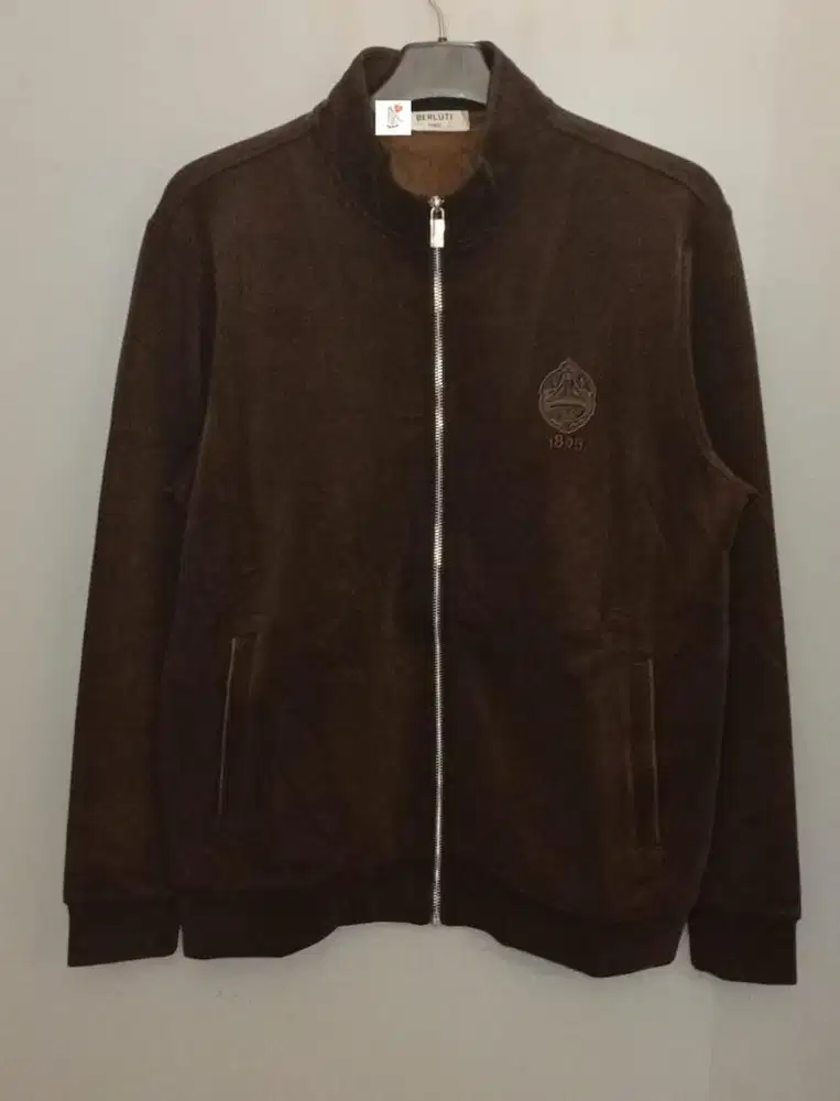 BERLUTI TRACK TOP JACKET BROWN