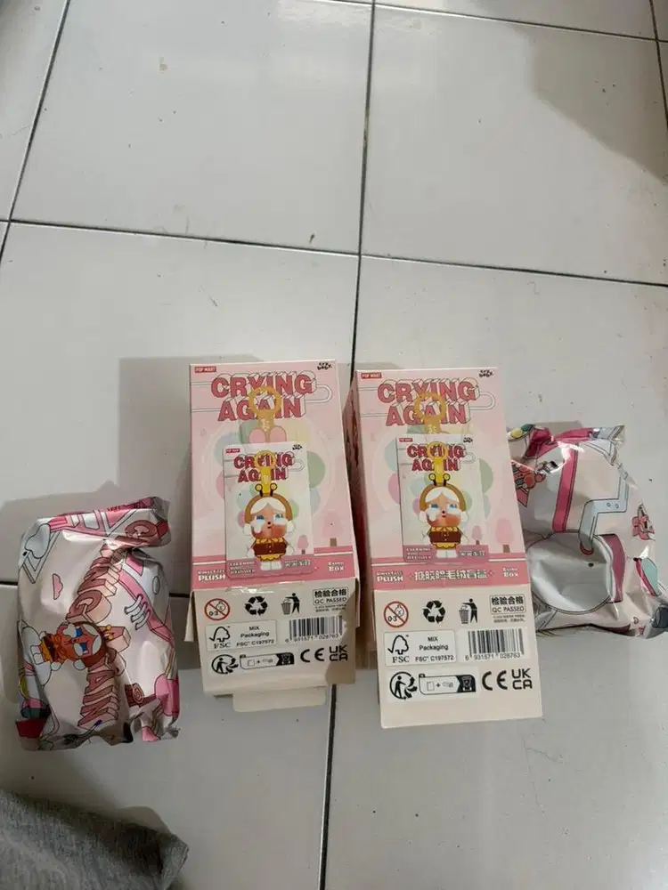 sale pop mart cbb crybaby crying again bee foil sealed