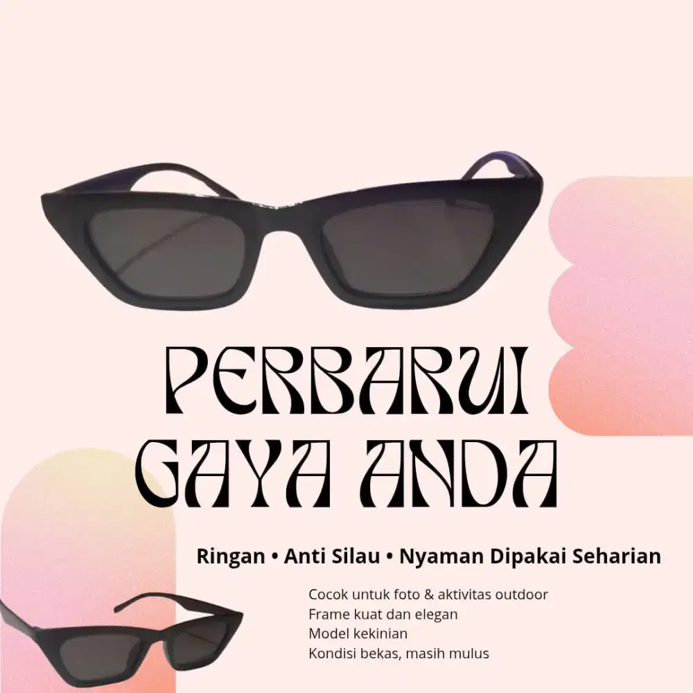 Kacamata Stylish Buat Aktivitas Outdoor