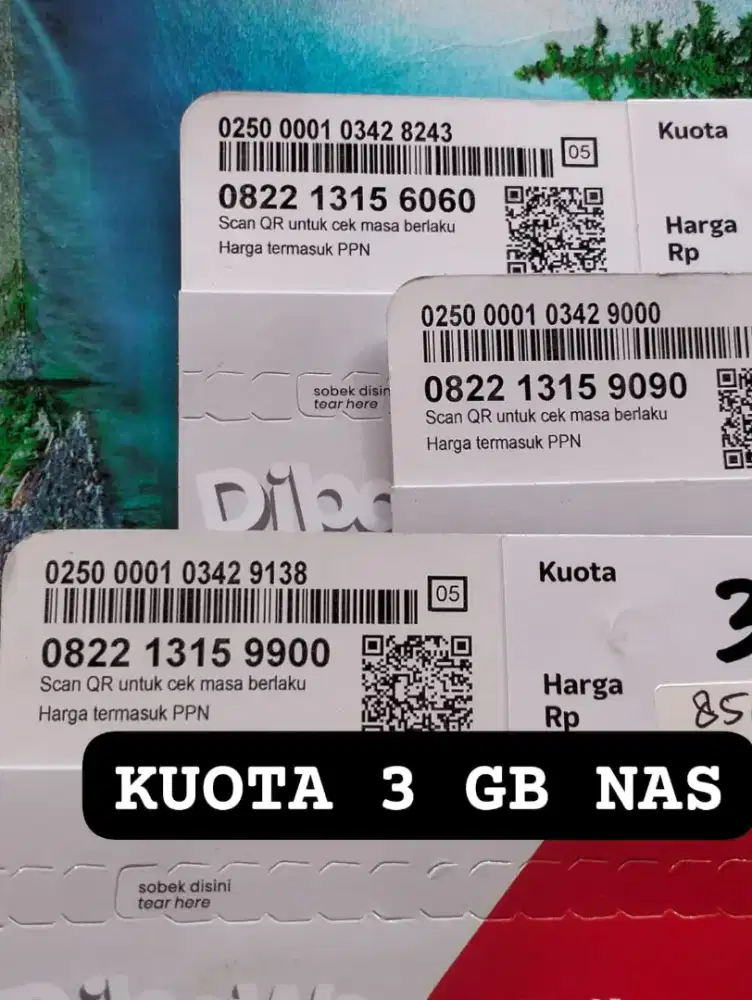 NOMOR CANTIK SIMPATI KUOTA 3 GB NASIONAL COCOK BUAT WA BISNIS.