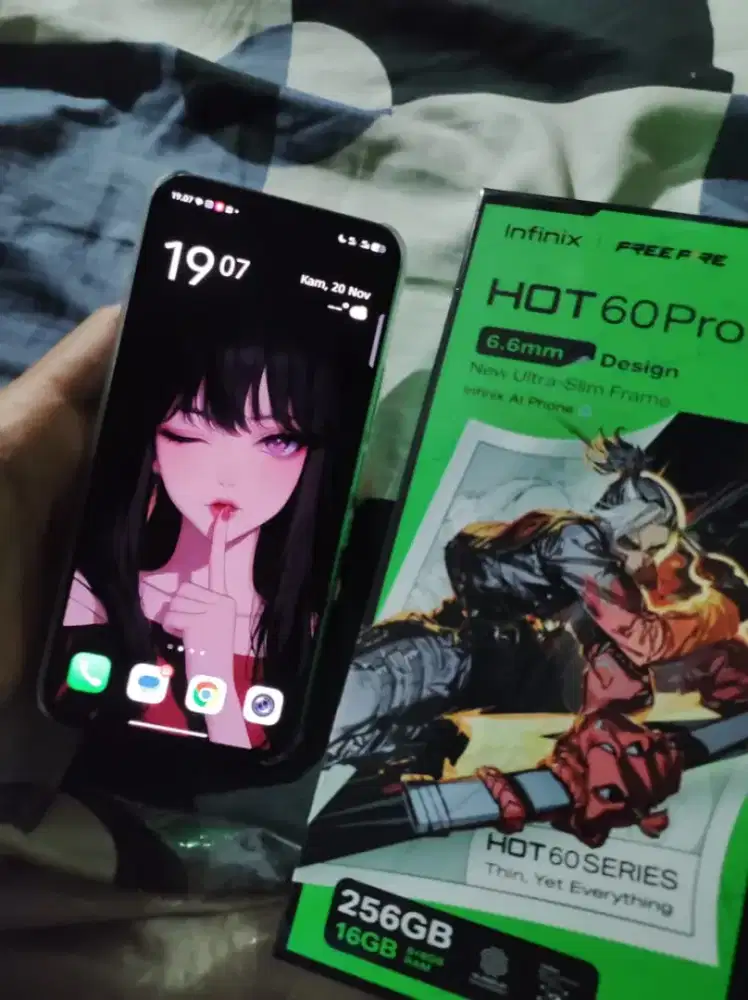 INFINIX HOT 60 PRO 8/256 Fulset Ori