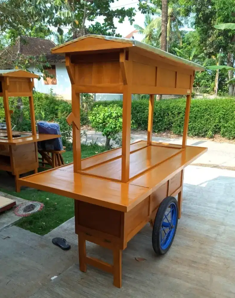 Jual Gerobak Angkringan,Bakso,Mie Ayam,Bubur,Roti BakardlL.Free ongkir