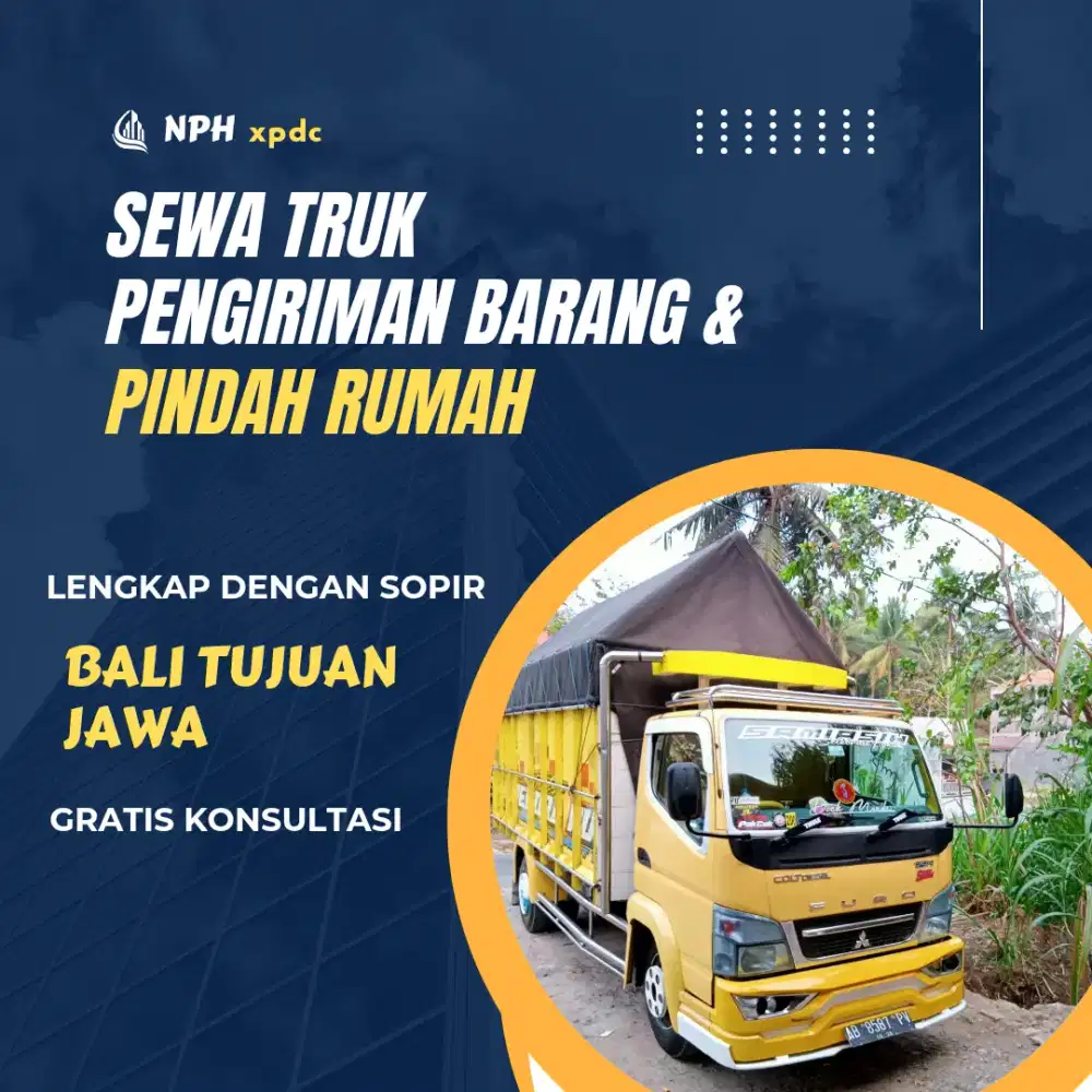Jasa angkut Bali sewa truk pindahan rumah Bali ke Jawa