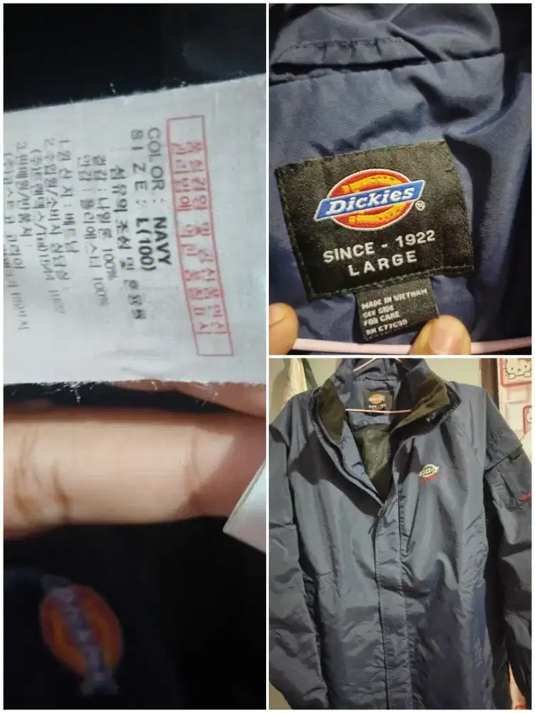 Jual jaket dickies ukuran L ORI
