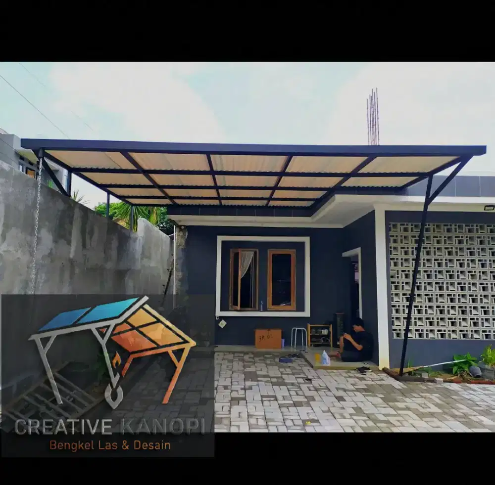 0033 kanopi atap upvc alderon twinwall double