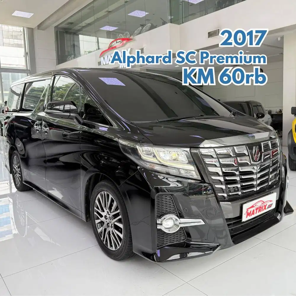 Toyota Alphard SC Premium Sound CBU (G) 2.5 2017 NIK 2016 Black Hitam
