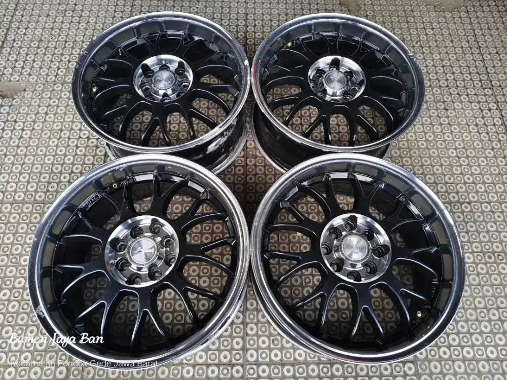 Velg motif BBS R16 4x100 114 livina evalia avanza jazz vios datsun