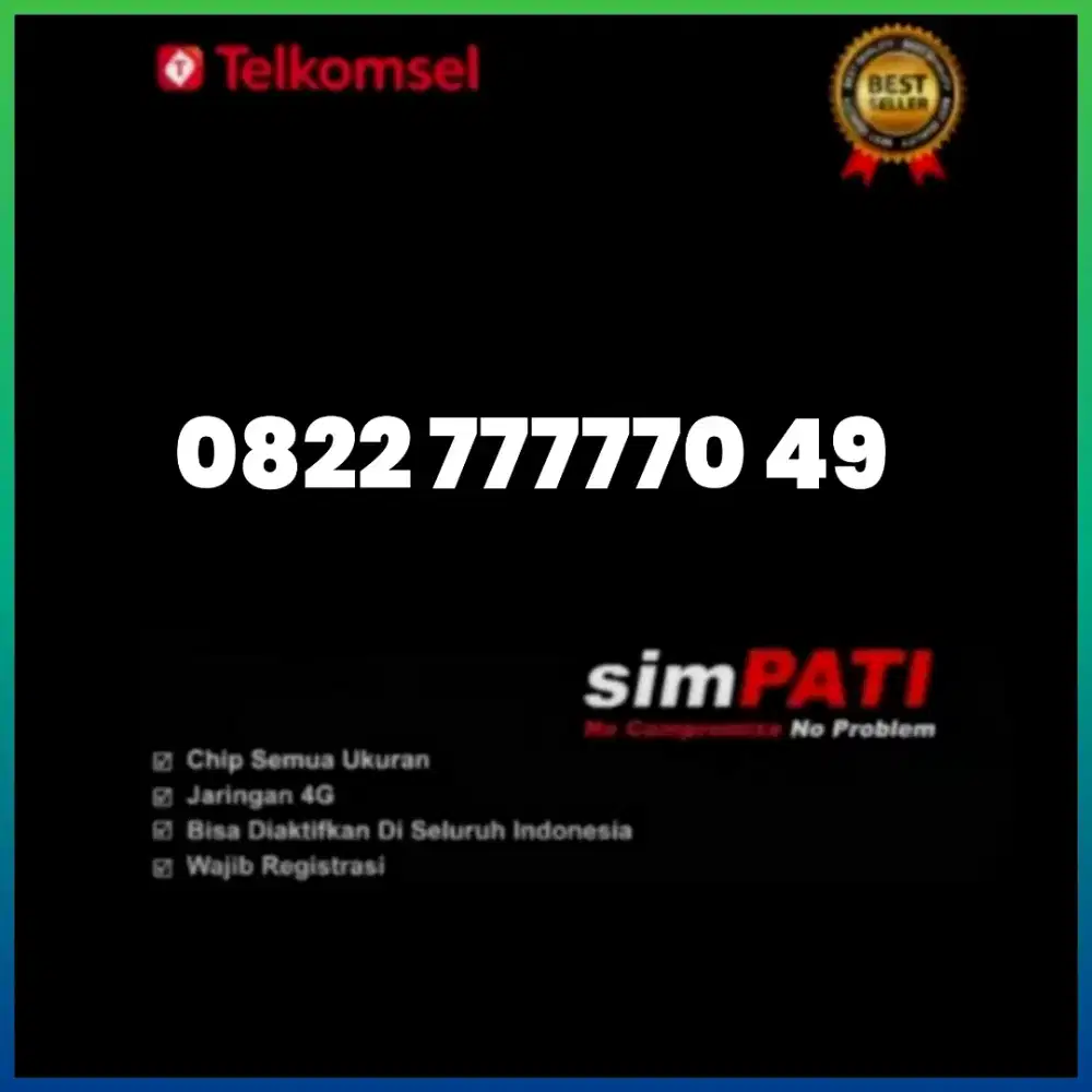 Nomor Cantik Telkomsel simpati 4G super