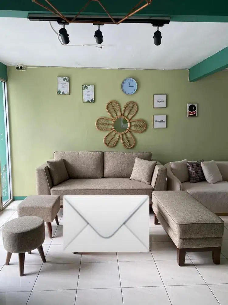 Sofa sybill 3 seat bench + stool 2