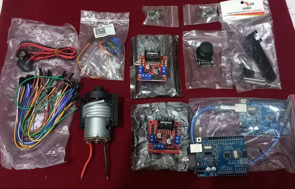 Komponen Robotic/Arduino,Driver Motor/Dinamo,Lengkap 11Macam,murah,NET