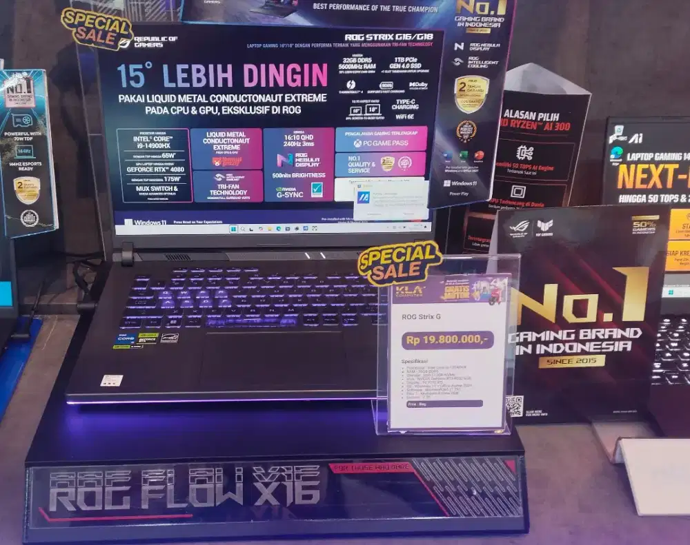 Special Sale Laptop Asus ROG Striz G di KLA komputer Mataram Semarang