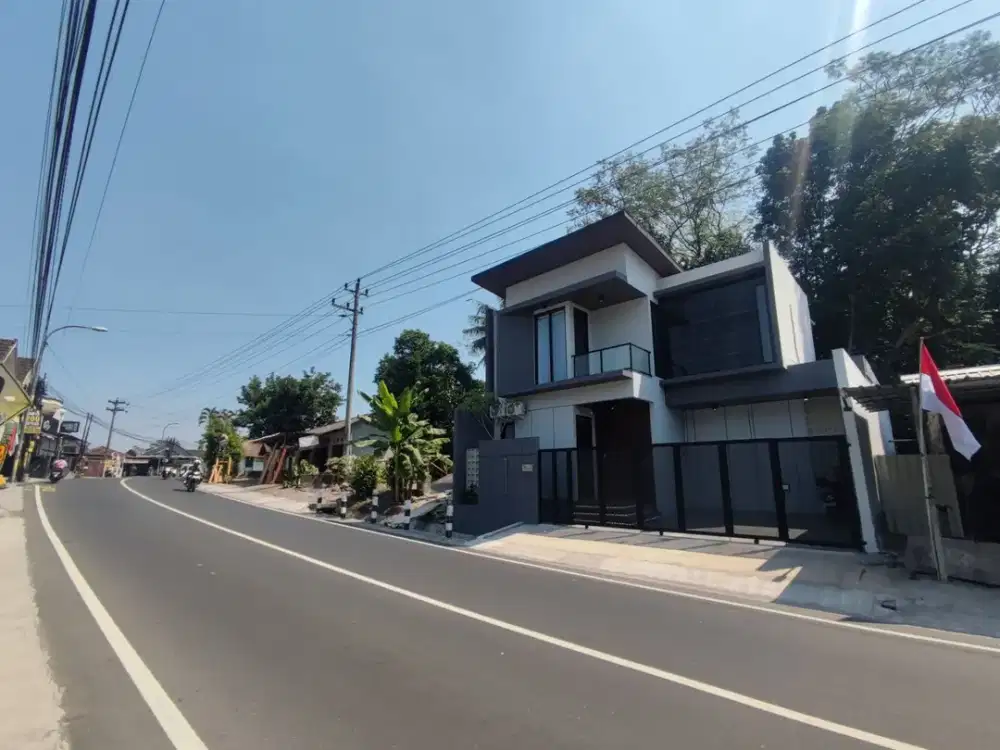 Rumah Baru Dijual Full Furnish tepi Jalan Aspal Kapt Hariyadi