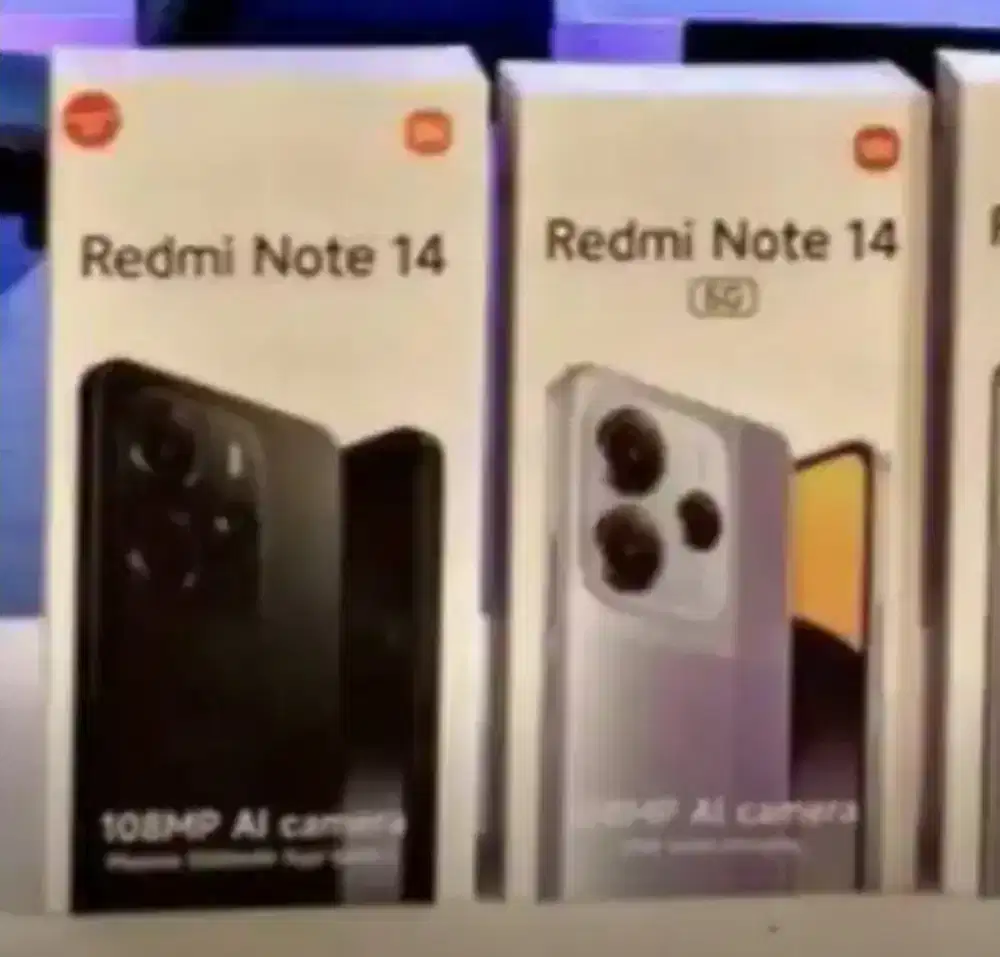 Xiaomi Redmi Note 14 4G 5G 8/128 - 8/256 - 12/512 BNIB Garansi Resmi