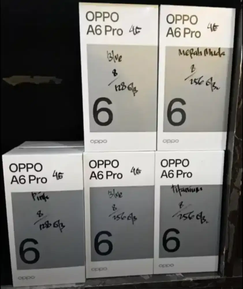 OPPO A6 Pro 4G 5G 8/128 - 8/256 NEW Garansi Resmi Indonesia