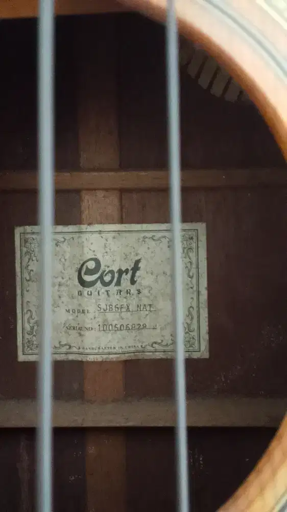 Dijual acustic bass cort seri Sjb16fx