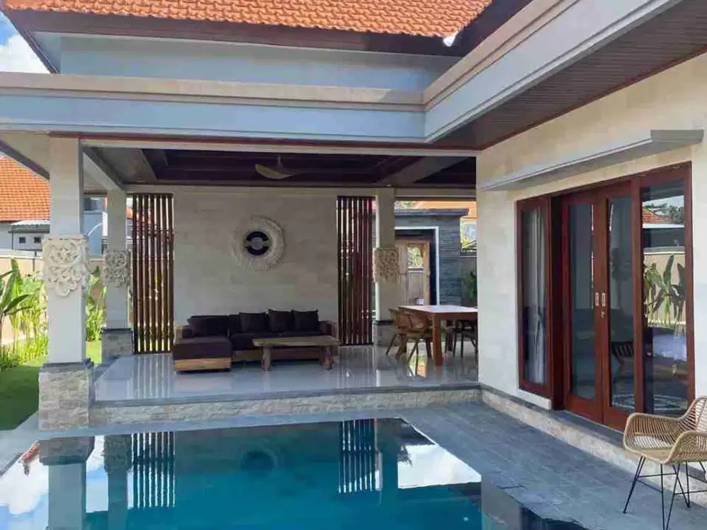disewa tahunan villa 2 bedroom fully furnished dekat pujamandala nusadua kuta 250 juta per tahun