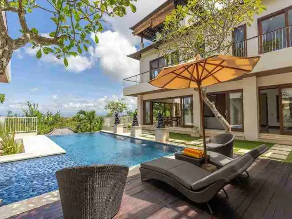 dijual villa ocean view kawasan GWK ungasan Kuta Selatan Badung Bali