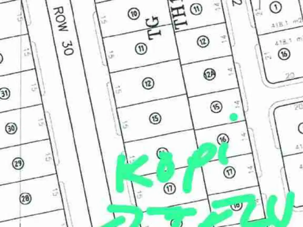 Dijual Kavling Siap Bangun di Nol Raya Telaga Utama Citraland Surabaya Barat Hadap Timur