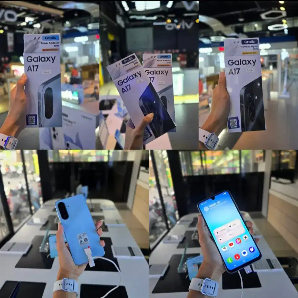 SAMSUNG GALAXY A17 4G 8/128 GB BARU HARGA TERMURAH