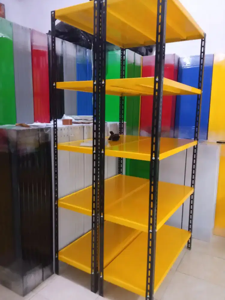 Rak besi rak buku rak kantor