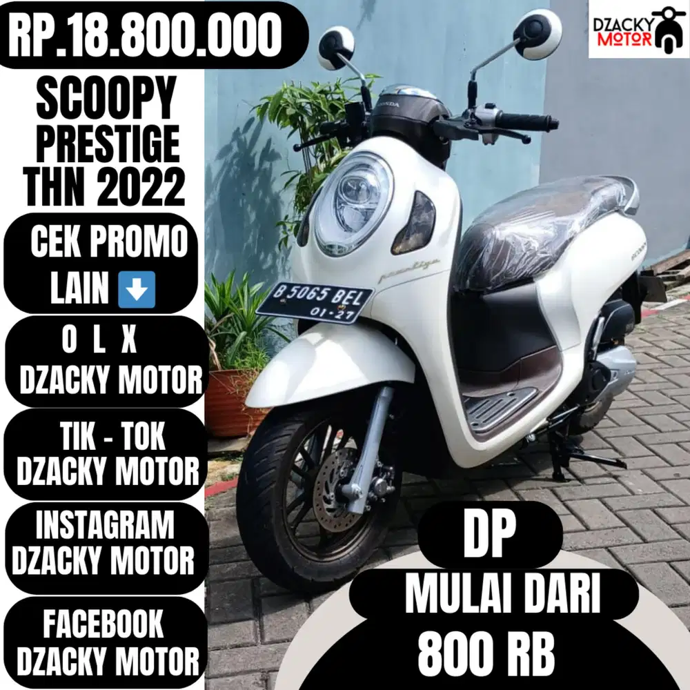 SCOOPY PRESTIGE THN 2022 SECOND LIKE NEW