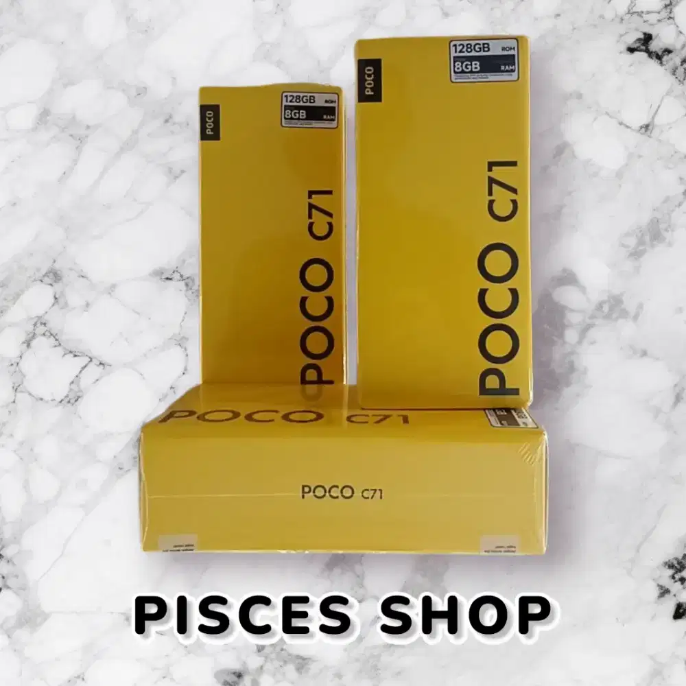 POCO C71 RAM 4/128 NEW Segel Garansi Resmi 1 Tahun