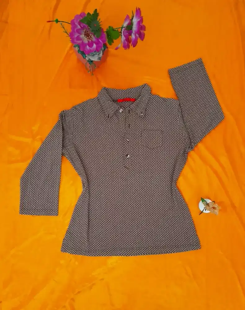 Kemeja coklat kotak - HSC 2025