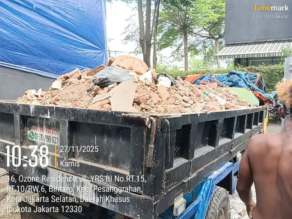 Jasa pengurugan dan buang puing