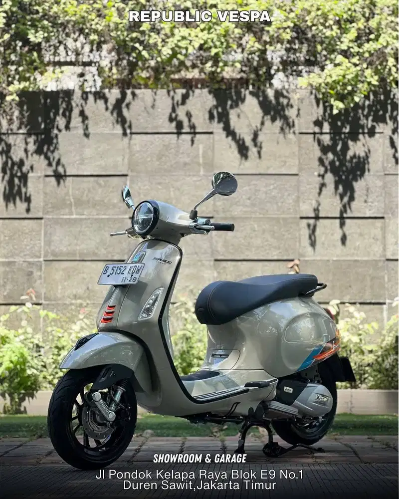 PIAGGIO VESPA PRIMAVERA S150 IGET ABS LED TH 2023 WARNA BEIGE SABBIA P