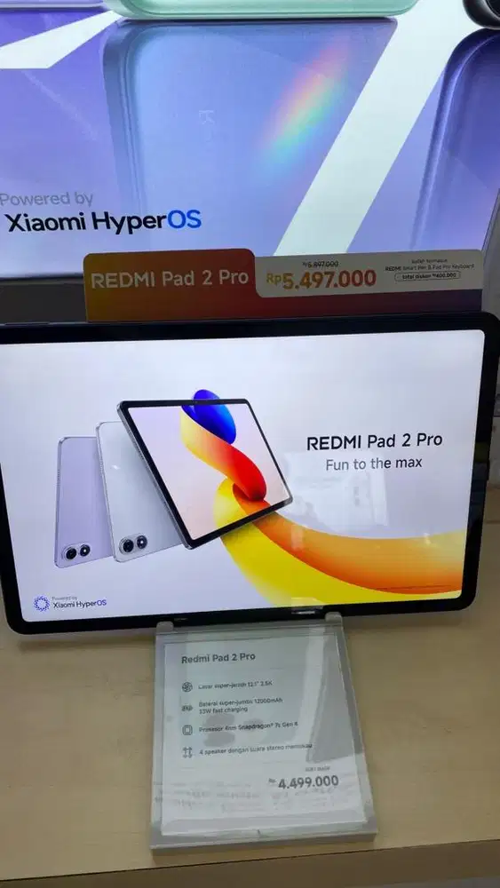 Kredit tanpa DP Redmi Pad 2 Pro ram 8/256