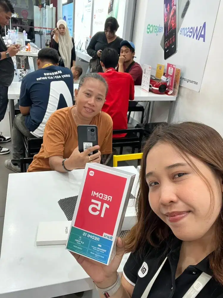 Redmi 15 hp 2jt an dengan baterai 7000mAh