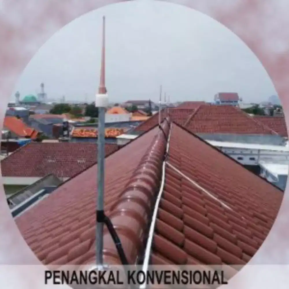 Pasang paket antena tv anti petir