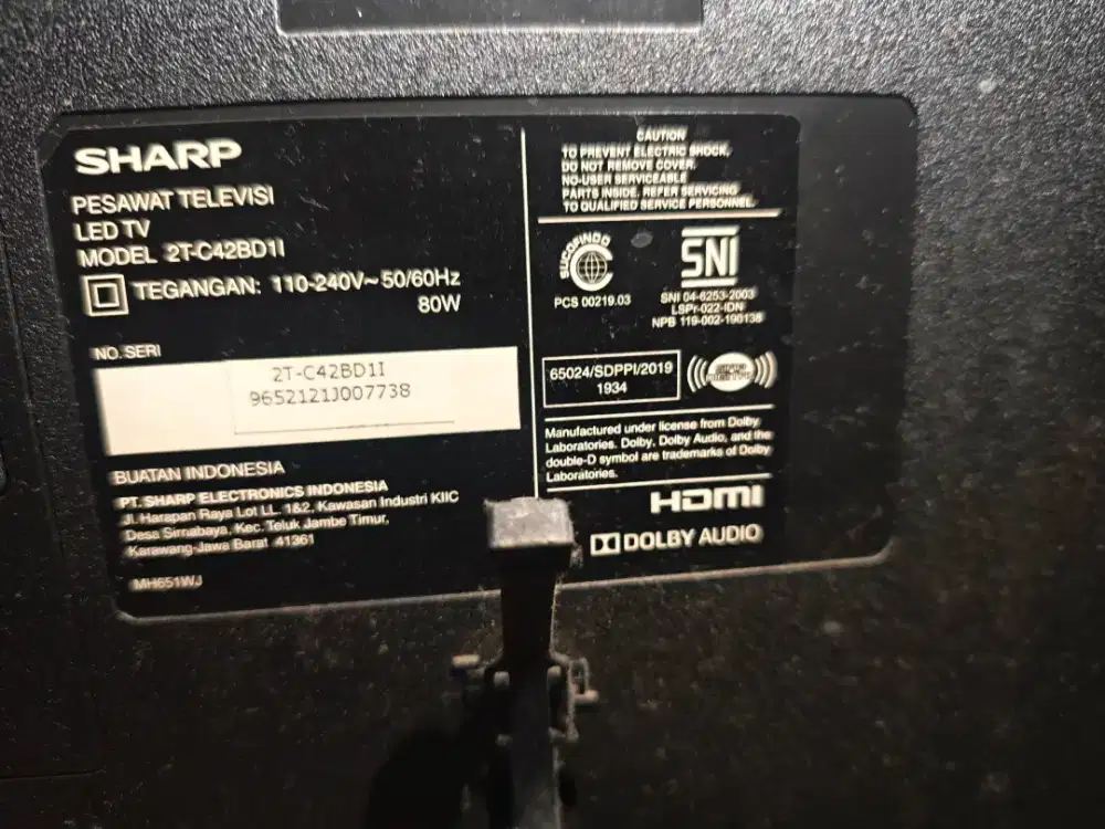 Tv LED 42 inch Sharp