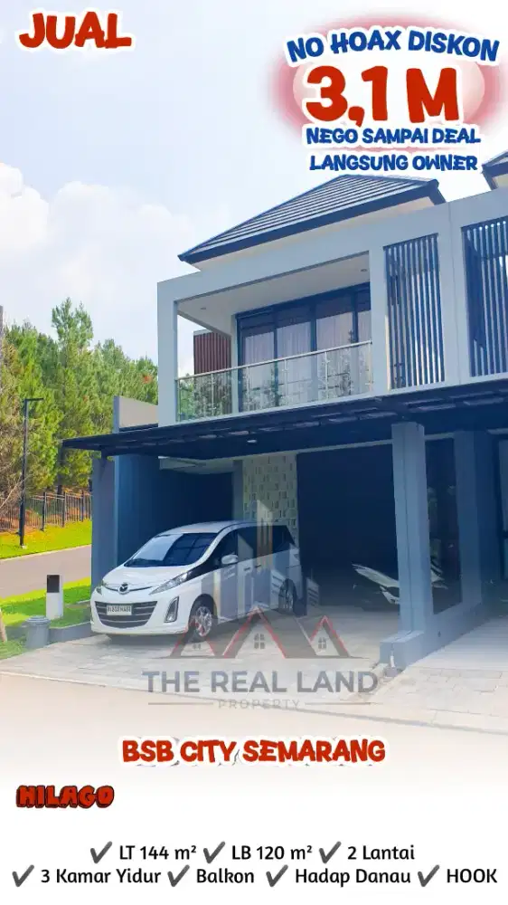 RUMAH HOOK LOCATION DI HILAGO BSB SEMARANG