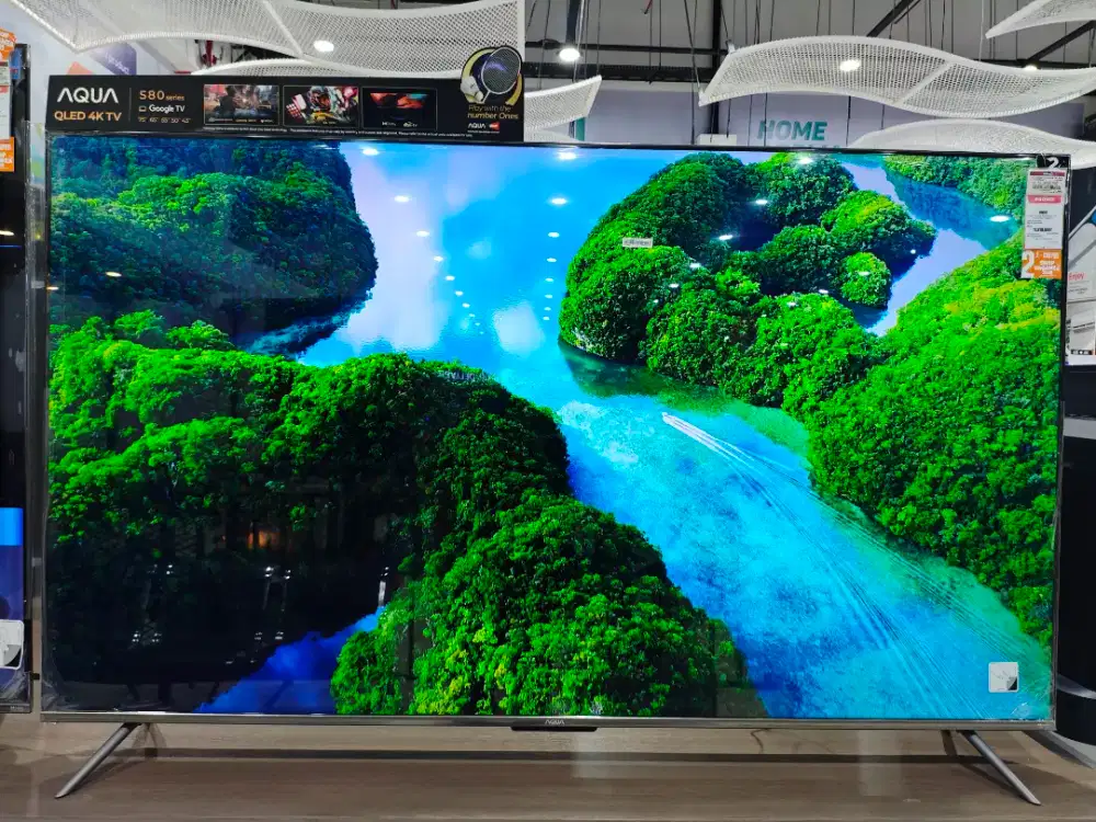 Promo Cicilan AQUA GTV QLED UHD 75 inch AQT75S800UX