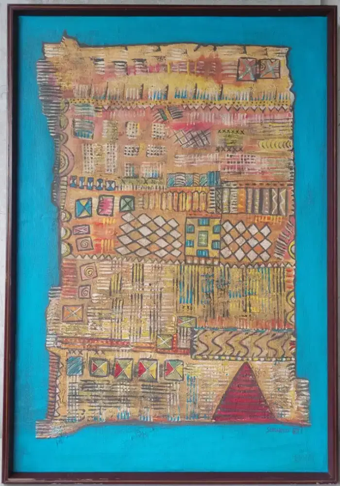 Lukisan Abstrak Karya Sunaryo Tahun 1982