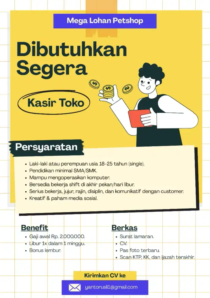 Lowongan kerja kasir