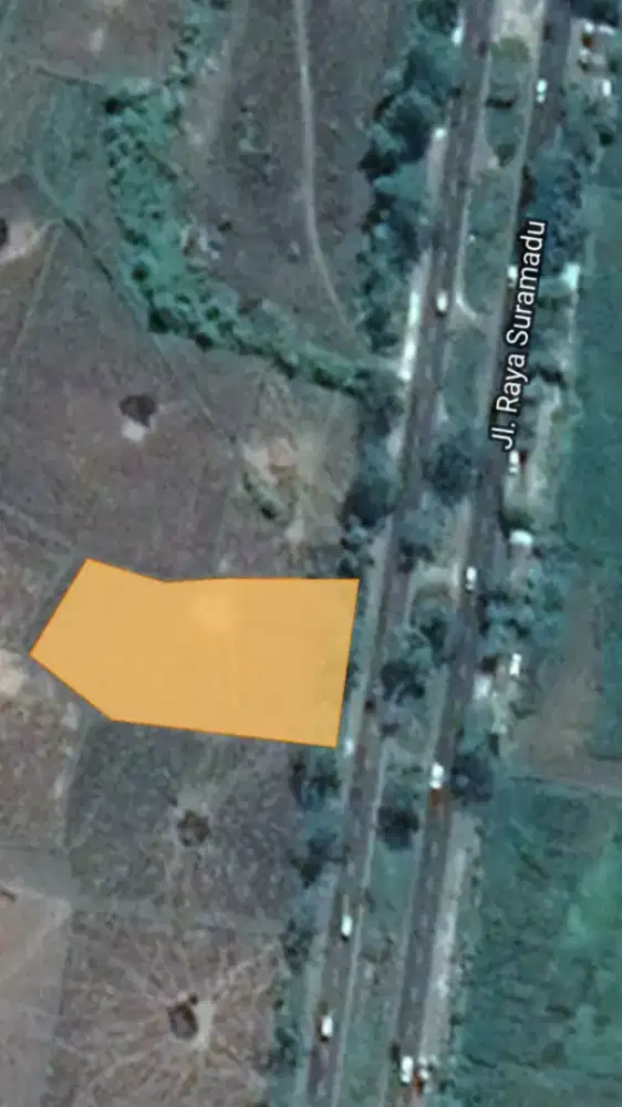 Dijual tanah nol jalan Suramadu