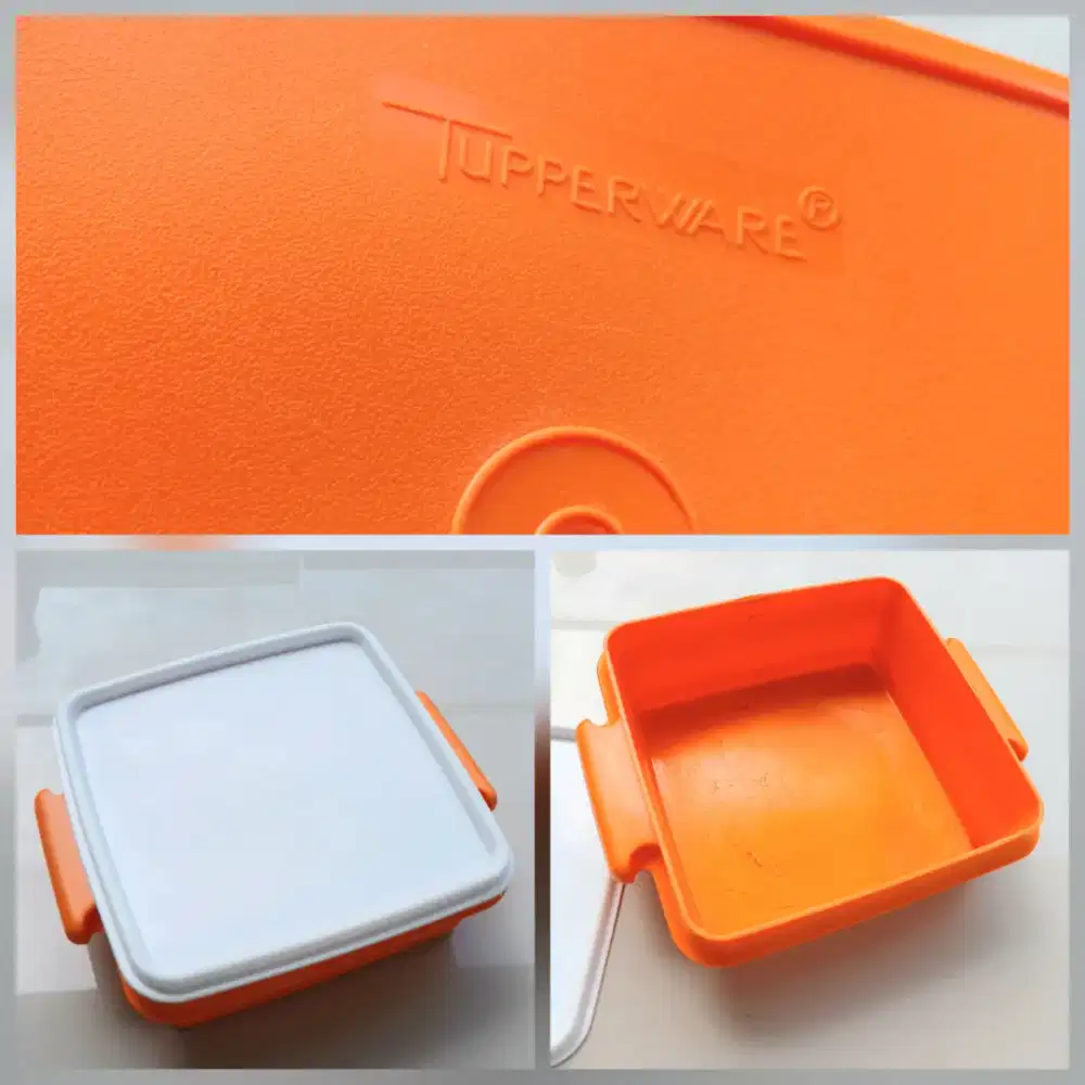 Kotak makan rantang Tupperware, preloved