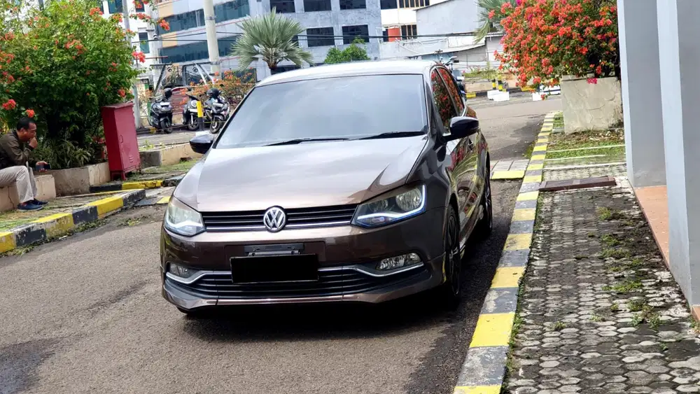 Km55rb vw polo gt tsi 2017 coklat pajak panjang