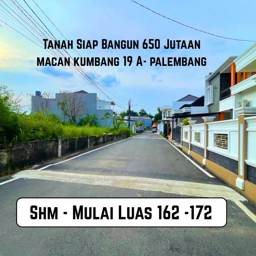 TANAH ELIT MACAN KUMBANG 19 A PALEMBANG