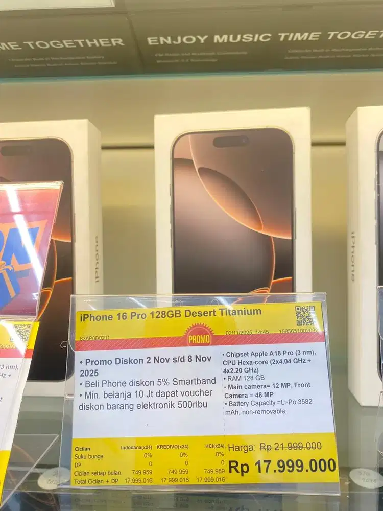 Ready Iphone 16 Pro #BisaCicilanPakaiKREDIVo