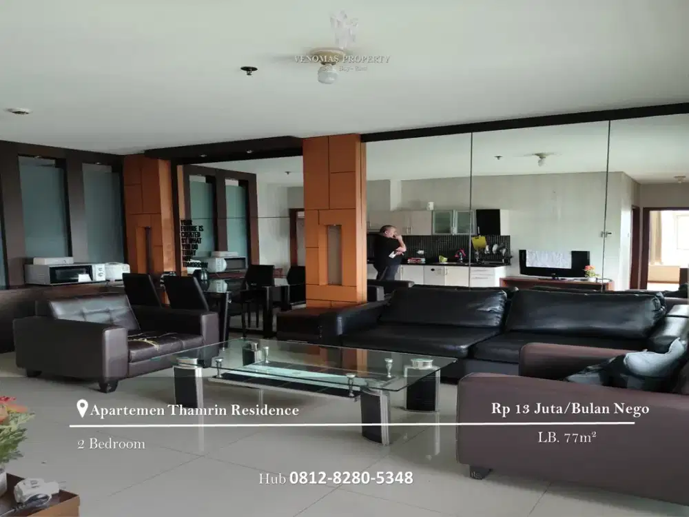 Disewakan Apartement Thamrin Residence Premiere 2BR Furnished Tower C