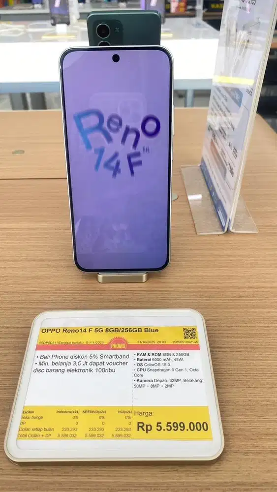 Ready OPPO Reno 14 #BisaCicilanPakaiKREDIVO