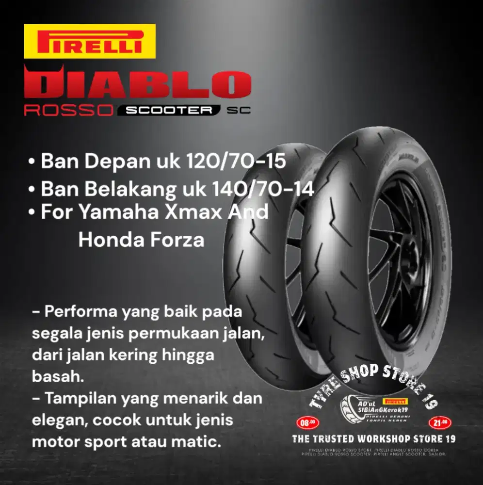 Ban Pirelli Diablo rosso scooter sc