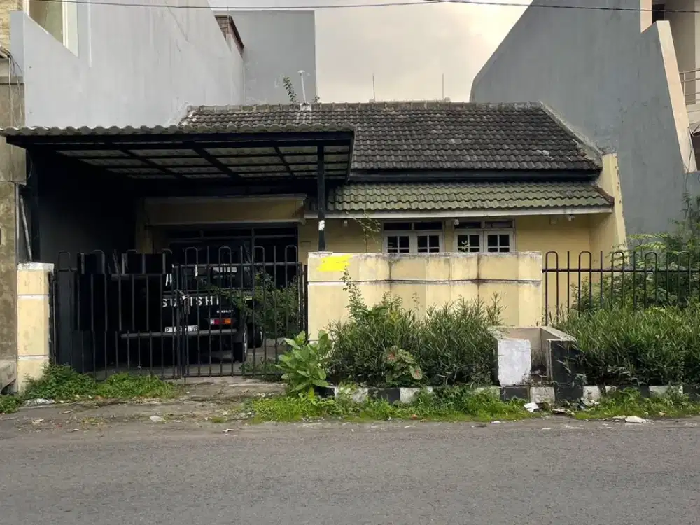 Rmh Hitung Tanah Row Jalan 4 Mobil Raya Wisma Permai